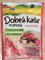 चीनी की मात्रा Dobrá kaše ovesná s malinami