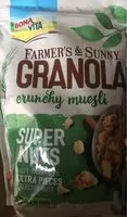 चीनी की मात्रा Granola super ořech