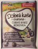 चीनी की मात्रा Dobrá kaše ovesná černý rybíz borůvka