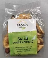 Jumlah gula yang masuk Směs ovoce a ořechů