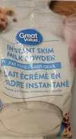 Sokerin määrä sisällä Instant Skimmed Milk Powder