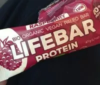Suhkru kogus sees Lifebar raspberry
