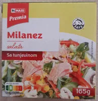 Suhkru kogus sees Milanez salata sa tunjevinom
