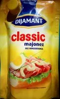 Sokerin määrä sisällä Majonez classic