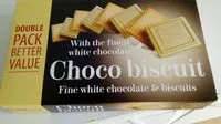 Cantidad de azúcar en Choco biscuit blanc