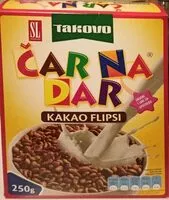 Jumlah gula yang masuk čarna dar kakao flips žitarice