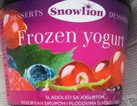 Cantidad de azúcar en Frozen yogurt