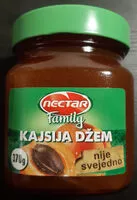 Quantité de sucre dans Kajsija džem