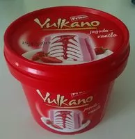 Zuckermenge drin Vulkano jagoda-vanila