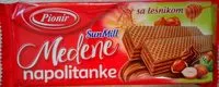 Quantité de sucre dans Medene napolitanke sa lešnikom
