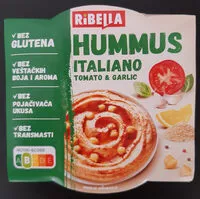 Jumlah gula yang masuk Hummus Italiano