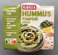 Jumlah gula yang masuk Hummus dýňové semínka