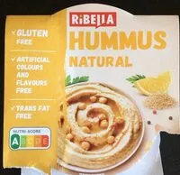 Jumlah gula yang masuk Hummus natural