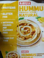 Jumlah gula yang masuk Hummus natural