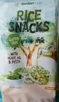 Jumlah gula yang masuk Brown Rice Snacks: Pesto with Extra Vergine Olive Oil