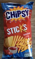 चीनी की मात्रा Sticks Ketchup Chipsy 80 G