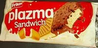 Zuckermenge drin Plazma Sandwich sladoled