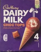 入っている砂糖の量 Cadbury Dairy Milk Choc Tops