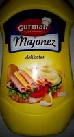 入っている砂糖の量 Gurman majonez delikates