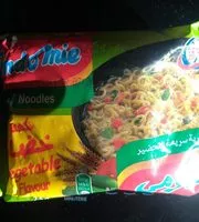 中的糖分和营养成分 Indomie