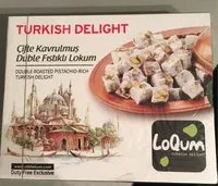 Sucre et nutriments contenus dans Turkish delight