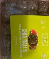 含糖量 Chia balls fig walnut chia seeds