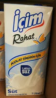 Zuckermenge drin İçim süt 1 litre laktozsuz