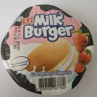 Zuckermenge drin Milk Burger cu Lapte și Căpșune