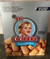 Amount of sugar in Eti Cici Bebe / Baby Cookies - 1 KG / 4 Pack