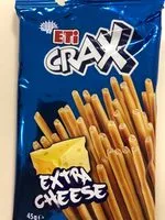 Sugar and nutrients in Crax extra cheese