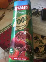 Количество сахара в 100% Red Fruit Juice