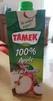 Sucre et nutriments contenus dans Tamek