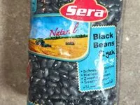 Suhkru kogus sees Schwarze Bohnen