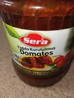Suhkru kogus sees getrocknete Tomaten