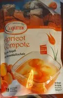 入っている砂糖の量 Apricot compote