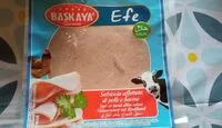 चीनी की मात्रा BASKAYA EFE HALAL  Salsiccia affettata di pollo e bovino