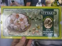 Sucre et nutriments contenus dans Vittakis