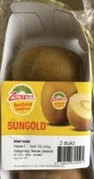 Sokerin määrä sisällä Kiwi jaune
