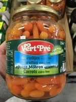Amount of sugar in Carottes extra fins