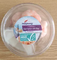 Suhkru kogus sees Garnelen mit Dip