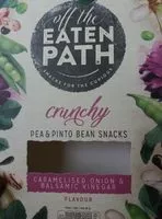 Sokerin määrä sisällä Crunchy pea & pinto bean snacks