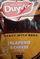 Количество сахара в Duyvis strong jalapeno and cheese