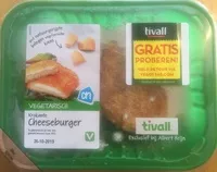 Sokerin määrä sisällä Vegetarisch krokante cheeseburger