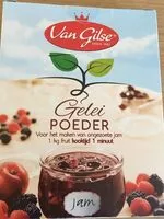 Suhkru kogus sees Gelei poeder, Van Gilse