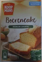 Amount of sugar in Boerencake