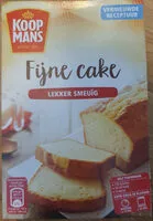 Amount of sugar in Fijne Cake