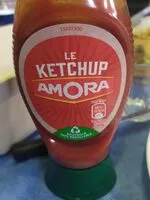 Sokerin määrä sisällä Le ketchup