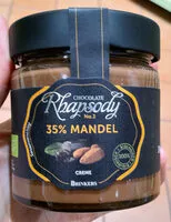入っている砂糖の量 Mandel 35% Creme