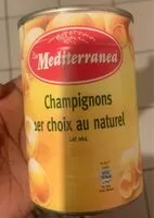 İçindeki şeker miktarı Champignons au naturel