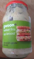 चीनी की मात्रा Sandwich salade naturel